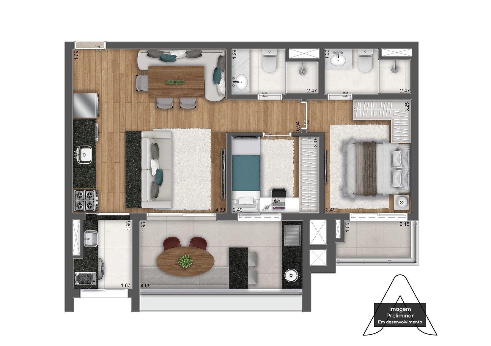 #2503 - Apartamento para Lançamento em São Paulo - SP - 2